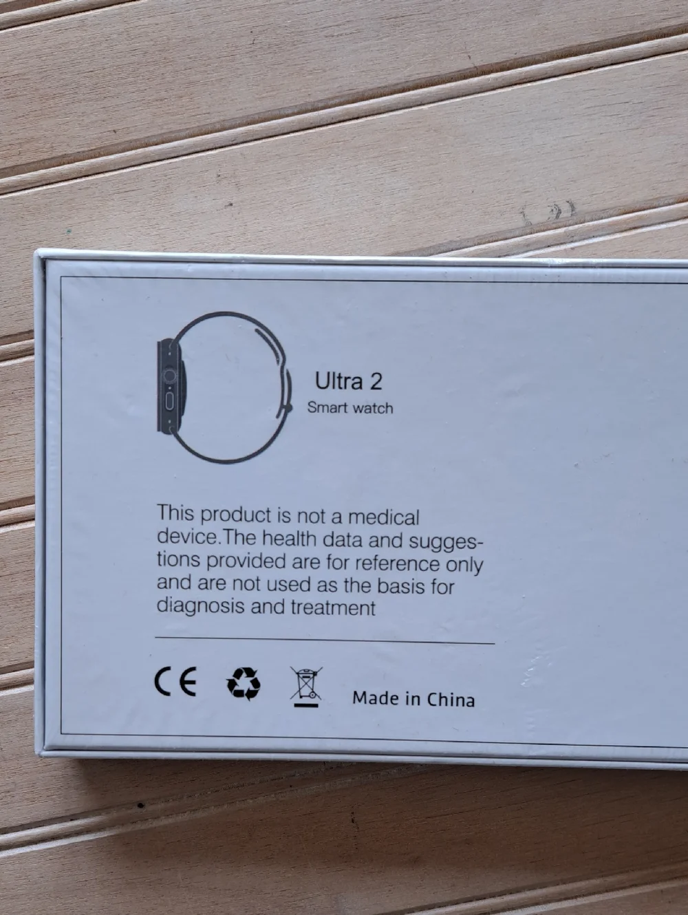 New Ultra II Smart Watch Orange Sport Band Sealed in Box Stylish Fitness Sporty